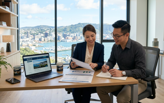 Singaporean buying property in New Zealand, investor reviewing ANZ real estate options