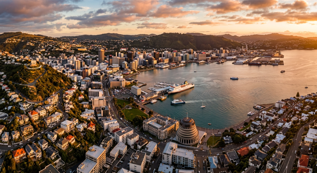Singaporean buying property in New Zealand, Wellington harbour and CBD investment market