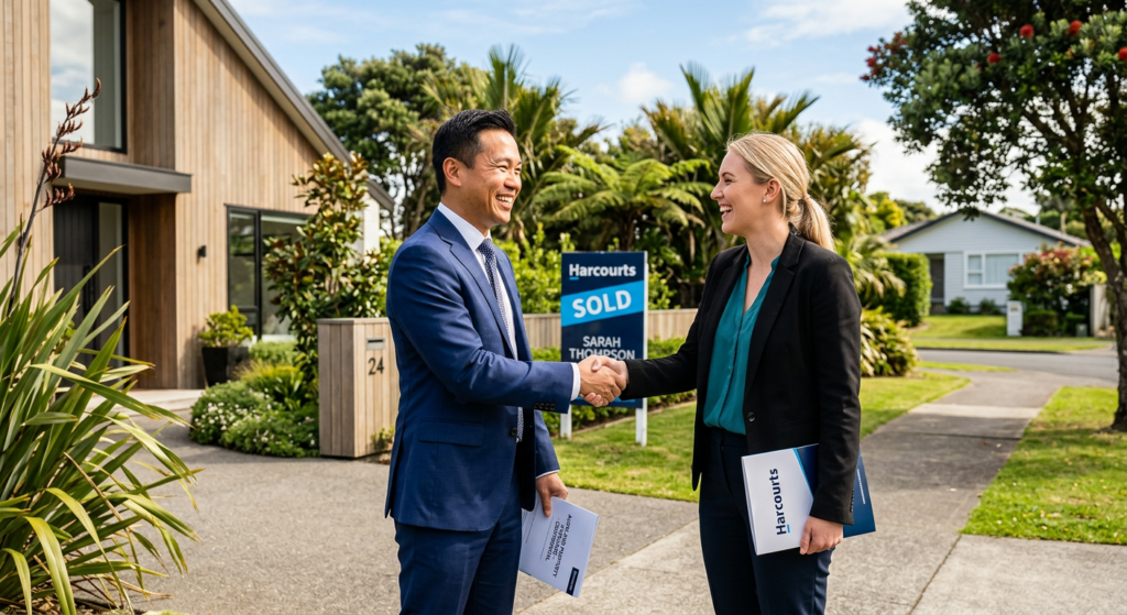 Singaporean buying property in New Zealand, meeting a local real estate agent