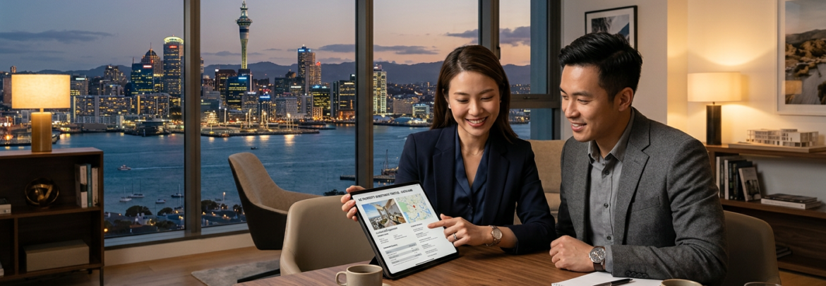 Hong Kong resident buying property in NZ, APAC investor reviewing ANZ real estate options