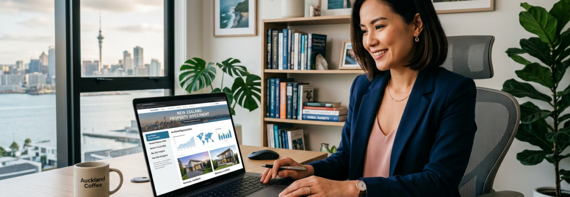 Thai buying property in New Zealand, APAC investor reviewing ANZ real estate investment options 2026