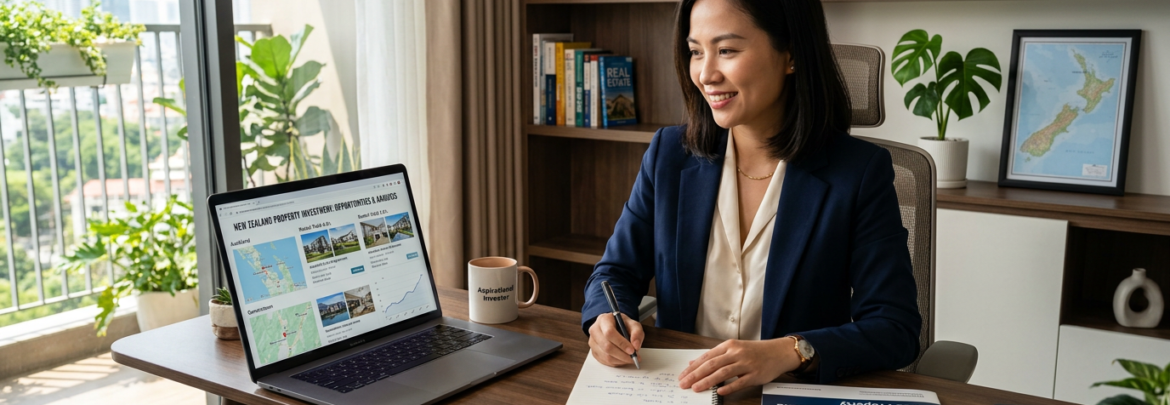 Vietnamese buying property in New Zealand, APAC investor reviewing ANZ real estate investment options 2026
