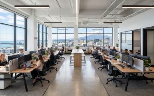 Modern Office Suite in New Plymouth CBD — 320sqm, Fitted, Flexible Lease Terms