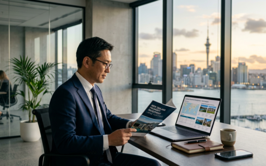 Japanese Buying Property in New Zealand, Japanese investor reviewing NZ property
