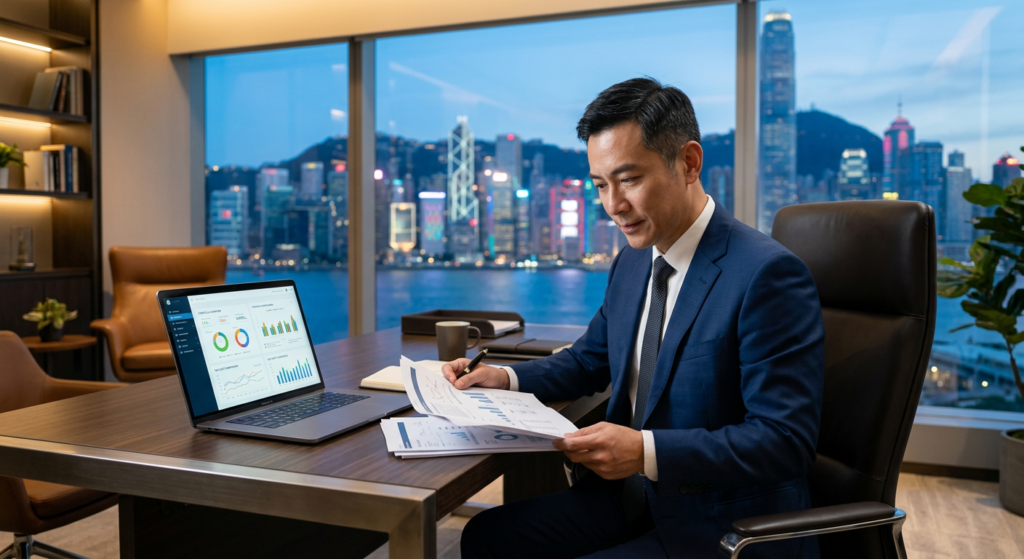 APAC investor reviewing ANZ property investment data