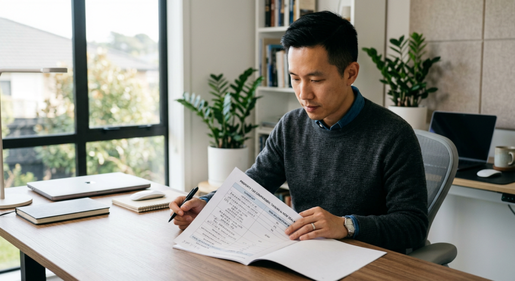 Taiwanese investor reviewing New Zealand vs Taiwan property tax comparison