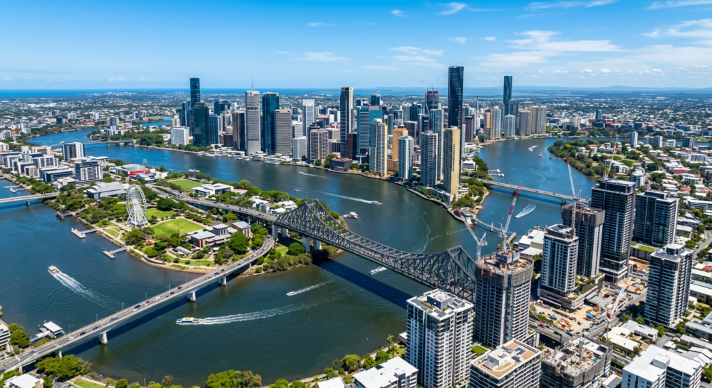 Singaporean Buyers Guide to Australian Property: What You Must Know in 2026 3 Brisbane Australia river CBD aerial 2032 Olympics property investment Singaporean buyers